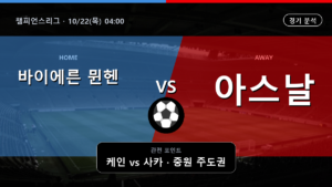 바이에른 뮌헨 아스널 챔피언스리그 경기 분석과 중계 정보