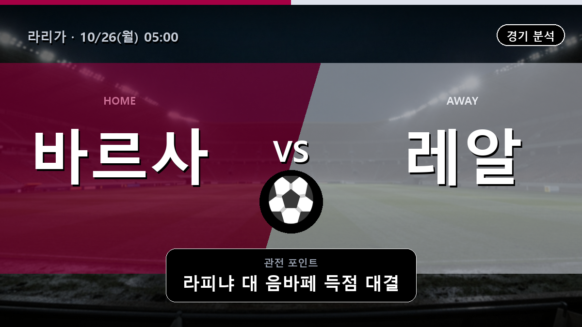 바르셀로나 레알 마드리드 라리가 경기 분석과 중계 정보