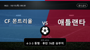 몬트리올 애틀랜타 유나이티드 MLS 경기 분석과 중계 정보