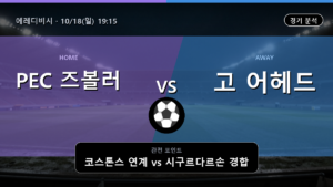 PEC 즈볼러 고 어헤드 이글스 에레디비시 경기 분석과 중계 정보